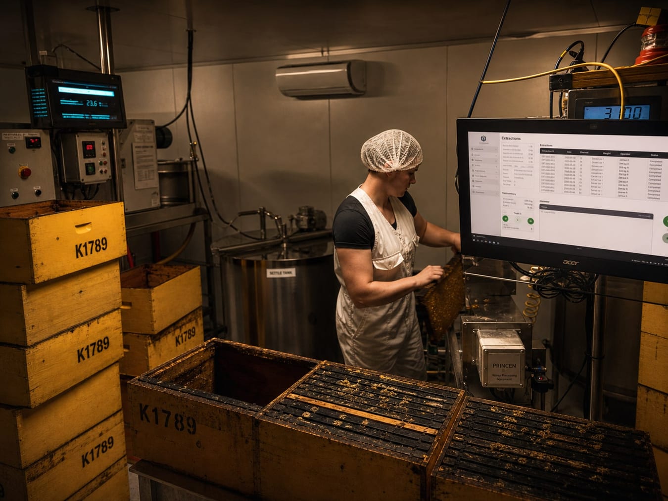 Plant data capture and compliance context