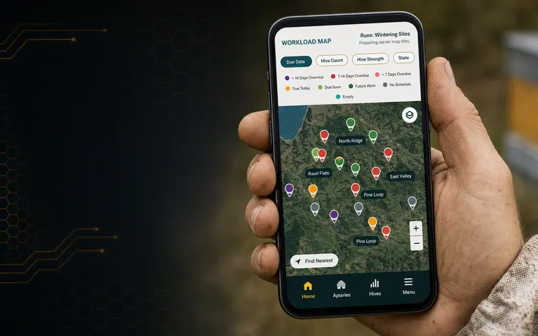 Anonymised mobile workload map demo used for operator privacy proof